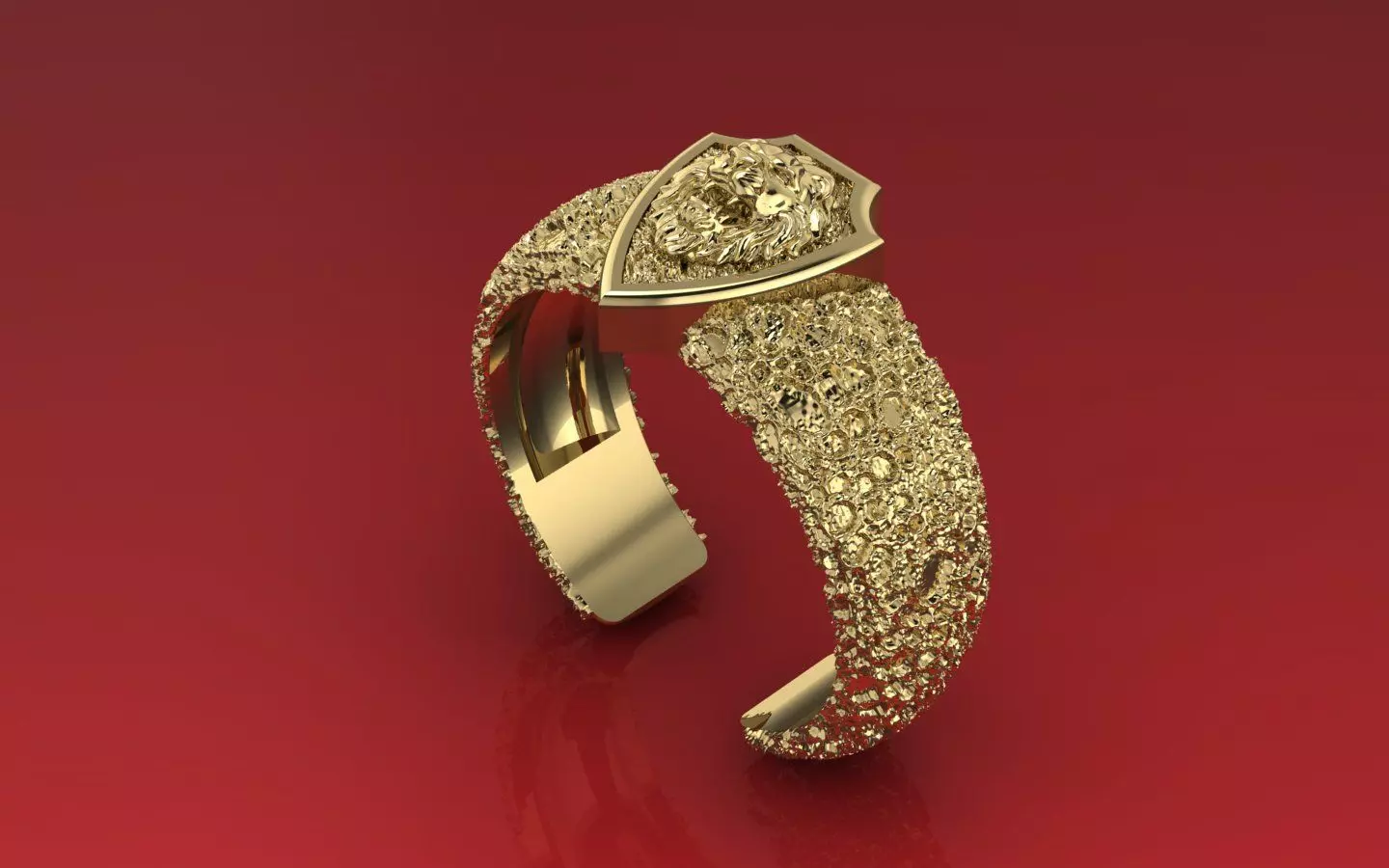 NEO UNISEX RING SPECIAL SERIES3 LION 3D print model