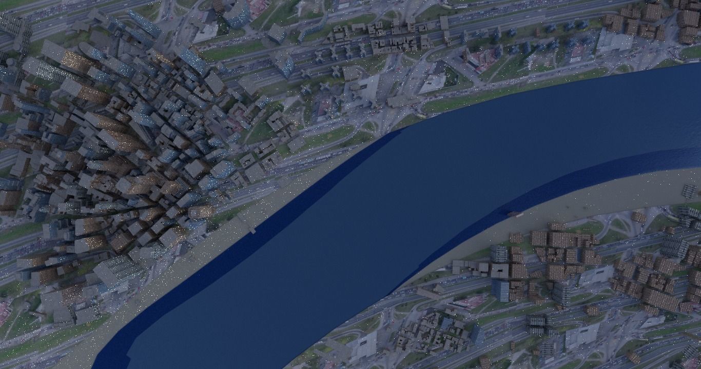 New york city Low-poly 3D model_2