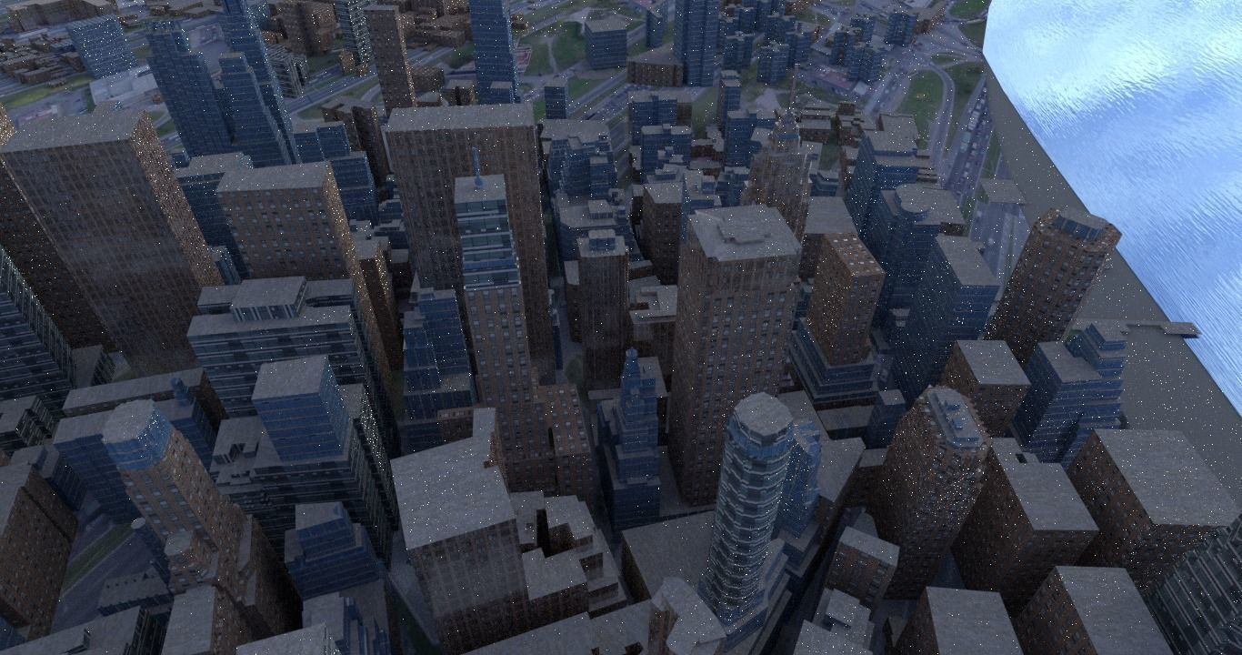 New york city Low-poly 3D model_1