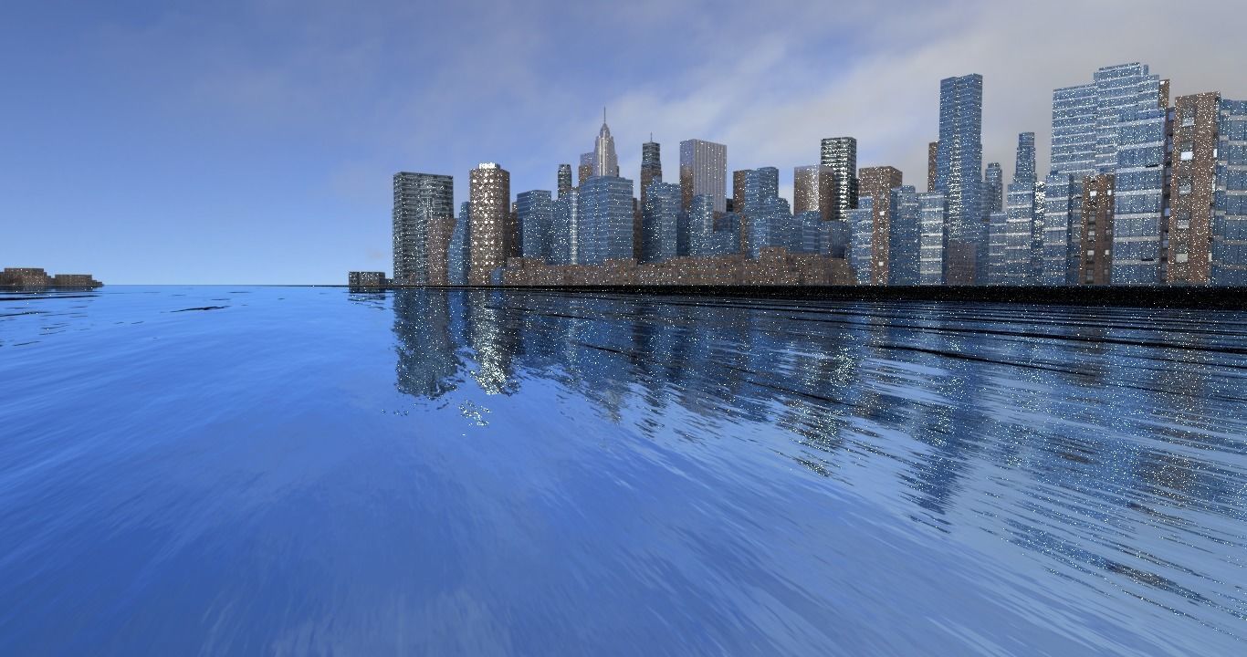 New york city Low-poly 3D model_4