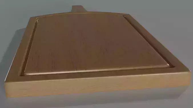 Board 2 wooden cutting 3D model