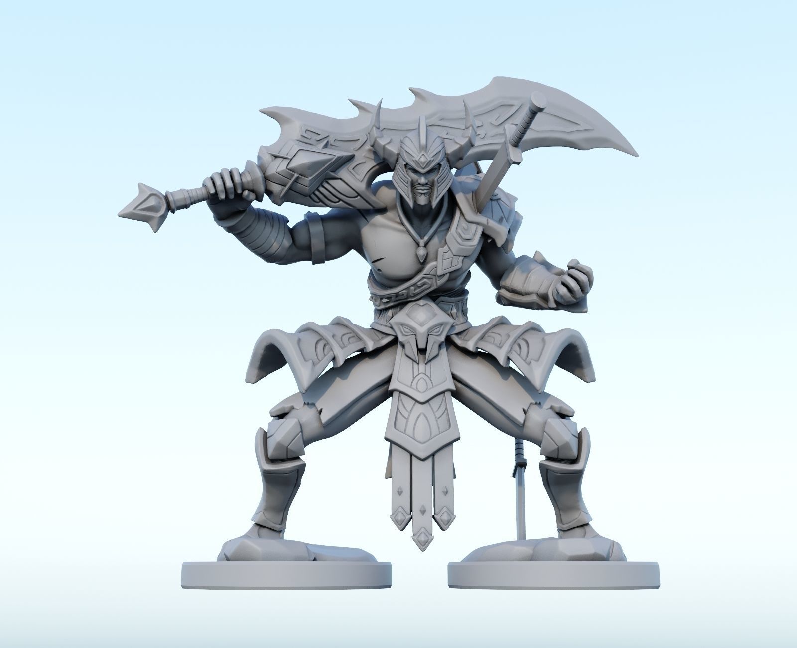 tryndamere League of Legends 3D print model_8