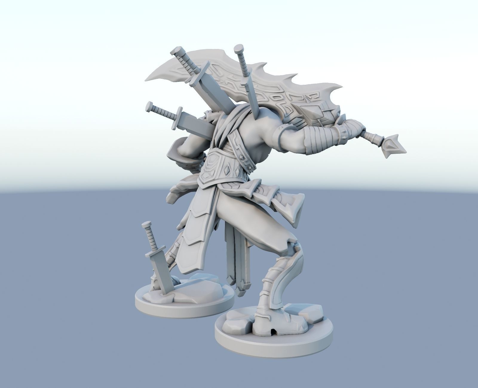 tryndamere League of Legends 3D print model_6