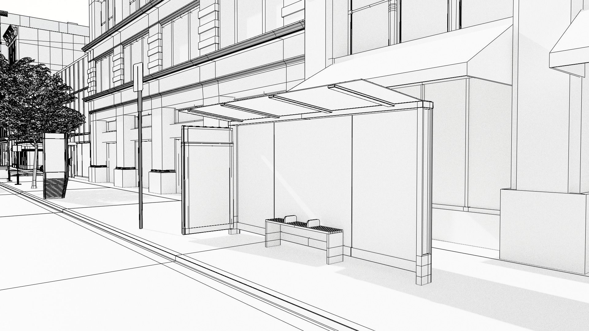 New York Block 3 Low-poly 3D model_20