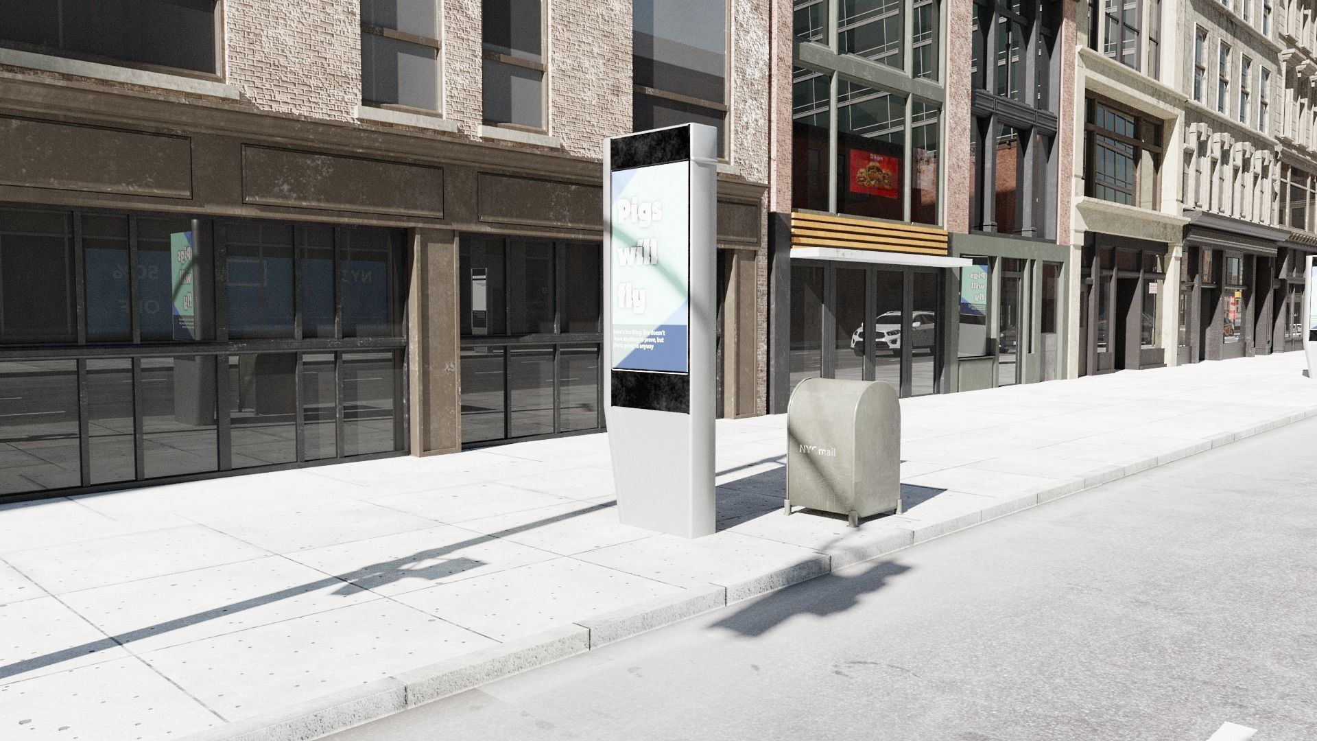 New York Block 3 Low-poly 3D model_4