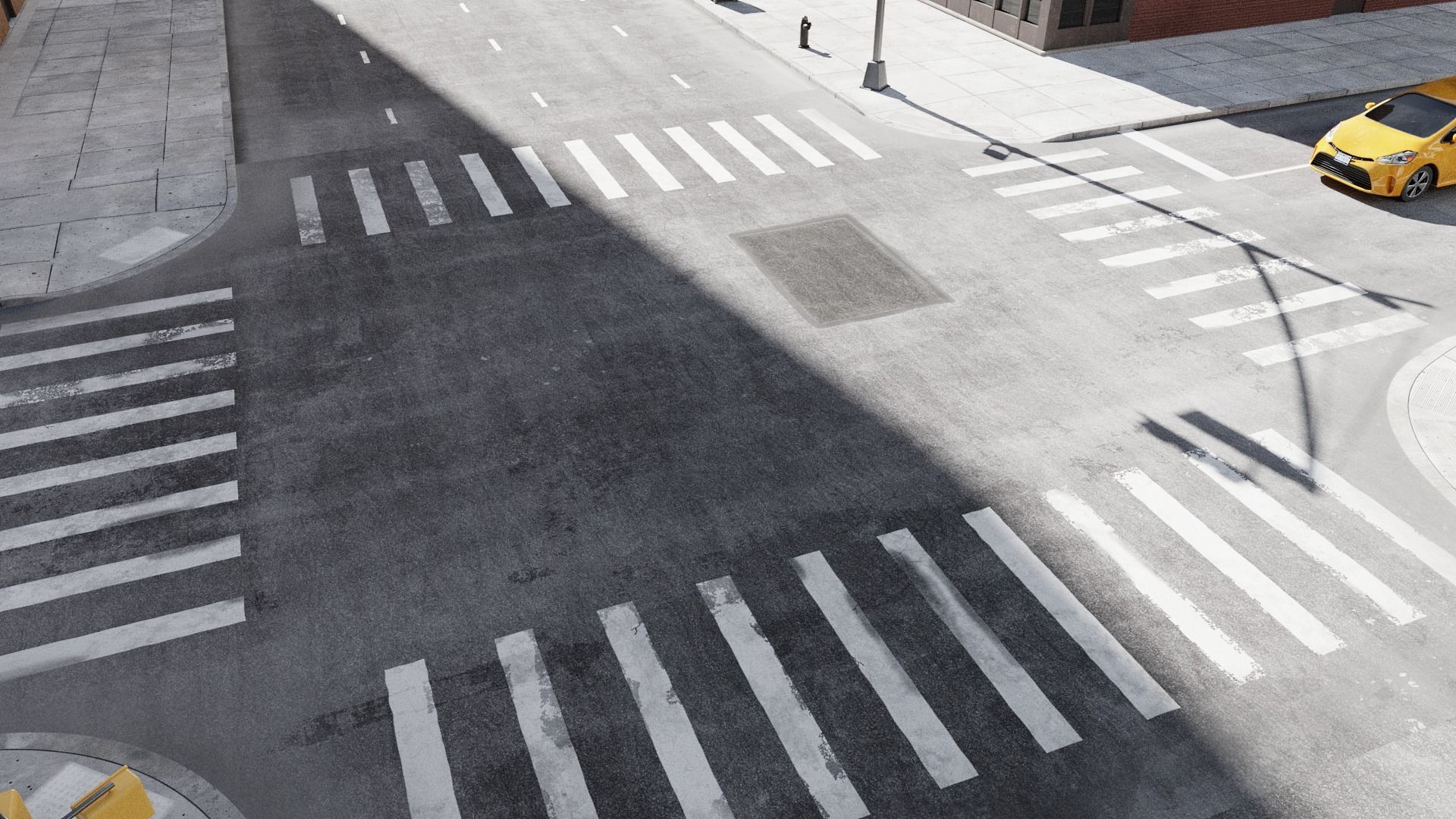 New York Block 3 Low-poly 3D model_11