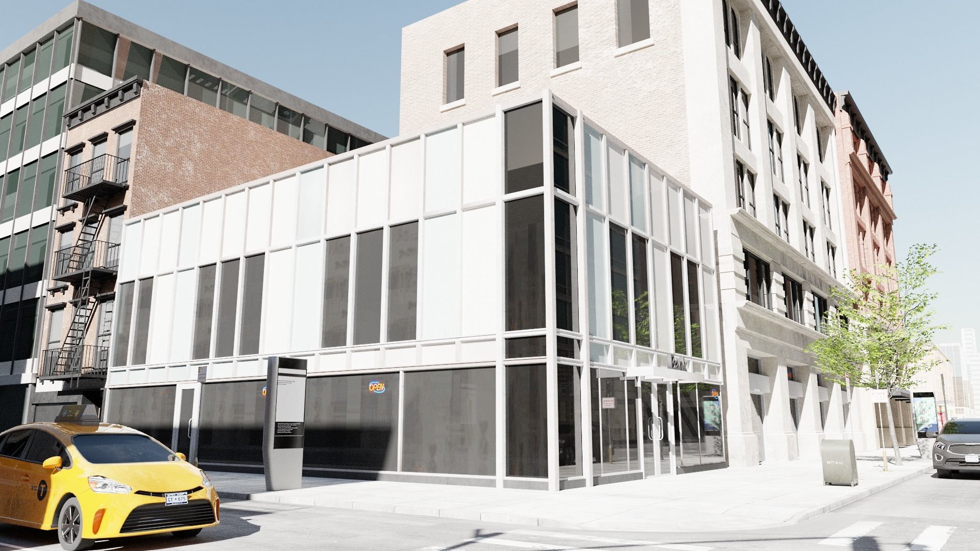 New York Block 3 Low-poly 3D model_7