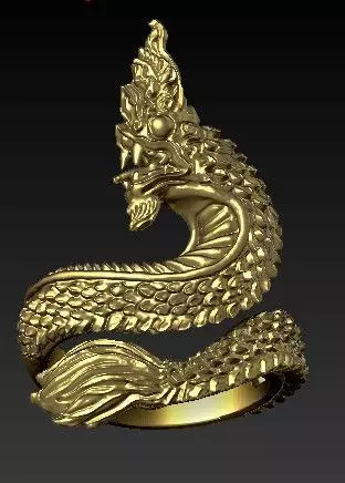 Naga ring 3D print model