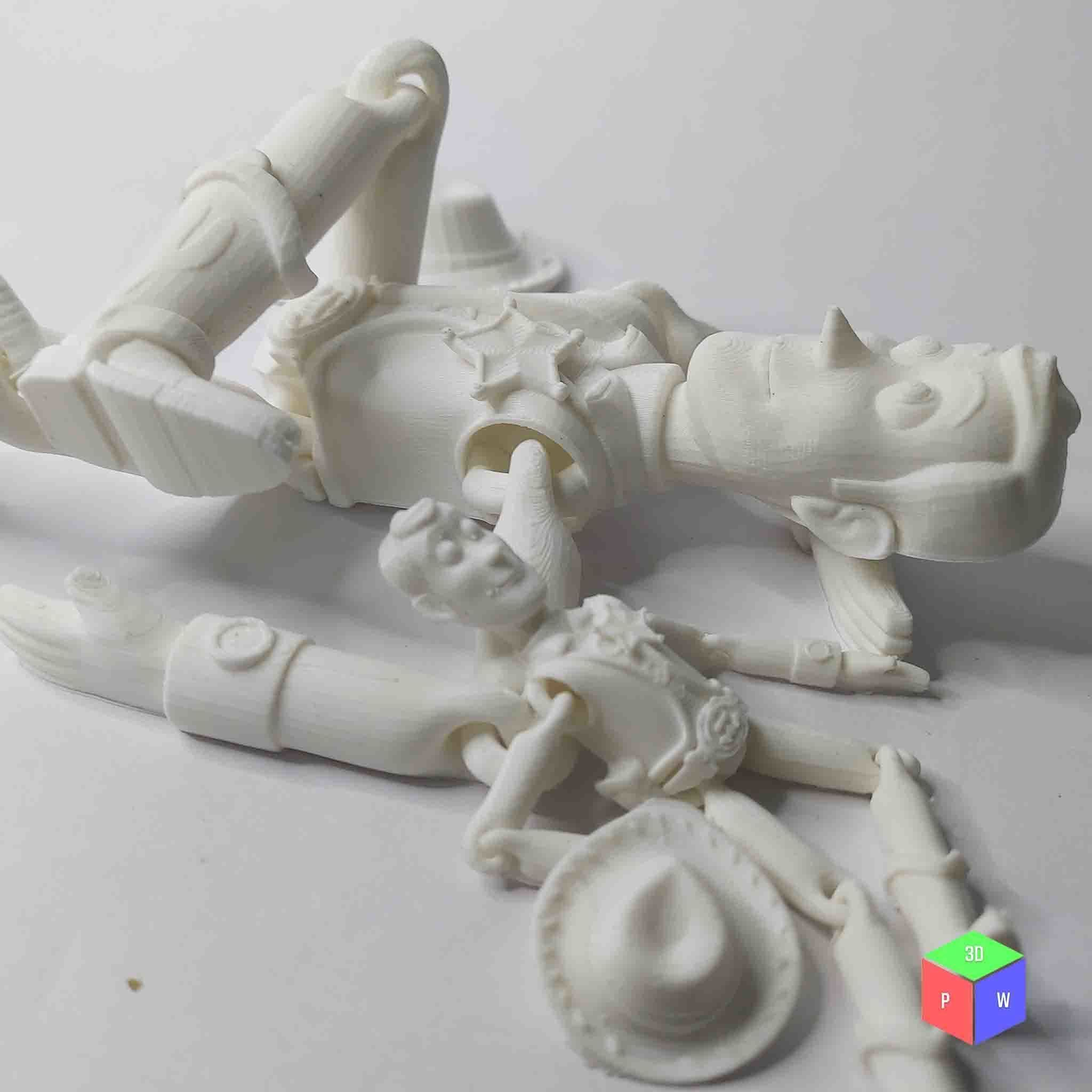 TOY STORY - ARTICULATED WOODY 3D print model_7