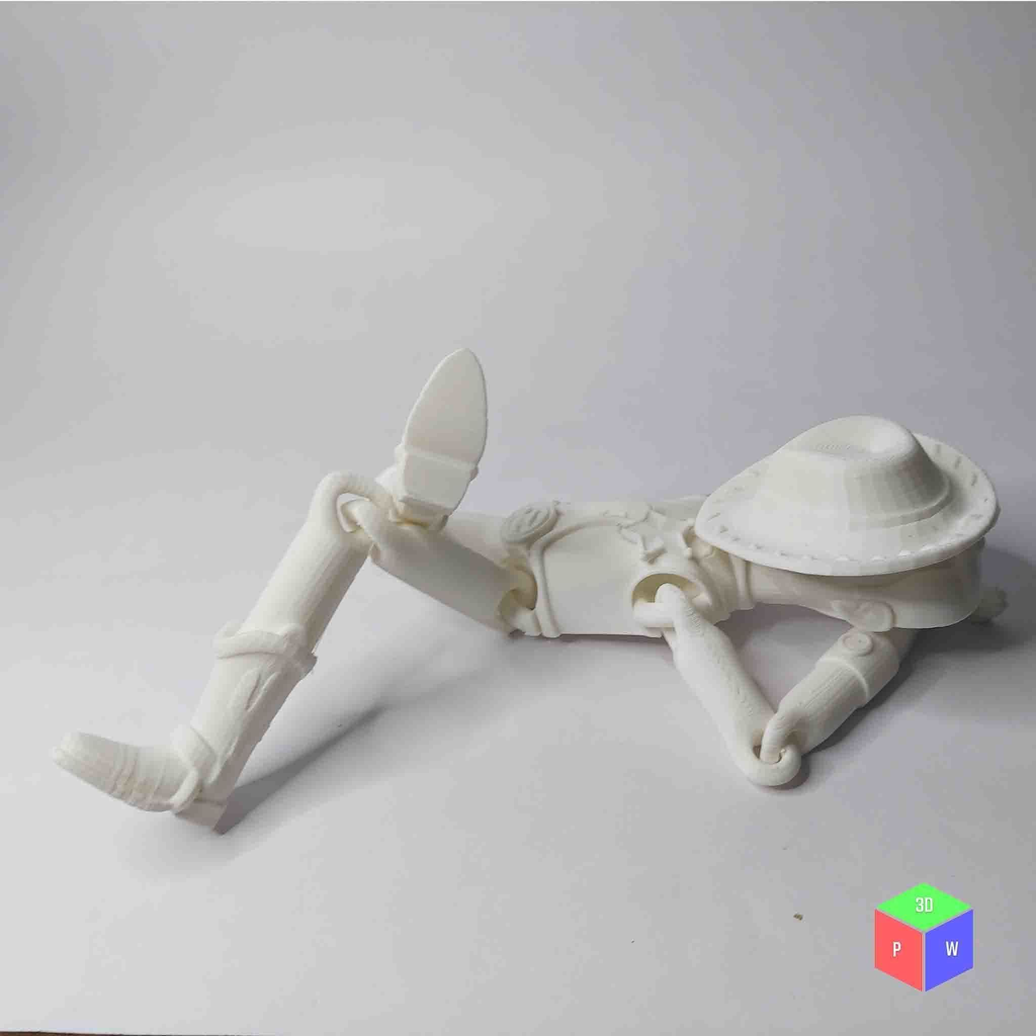 TOY STORY - ARTICULATED WOODY 3D print model_8