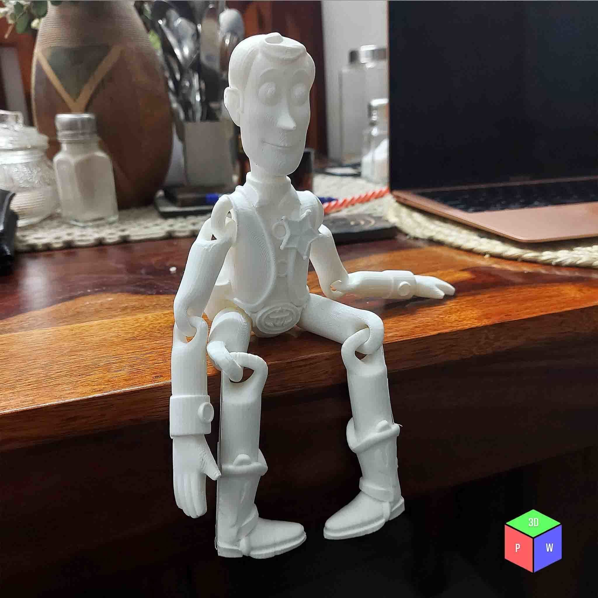 TOY STORY - ARTICULATED WOODY 3D print model_3
