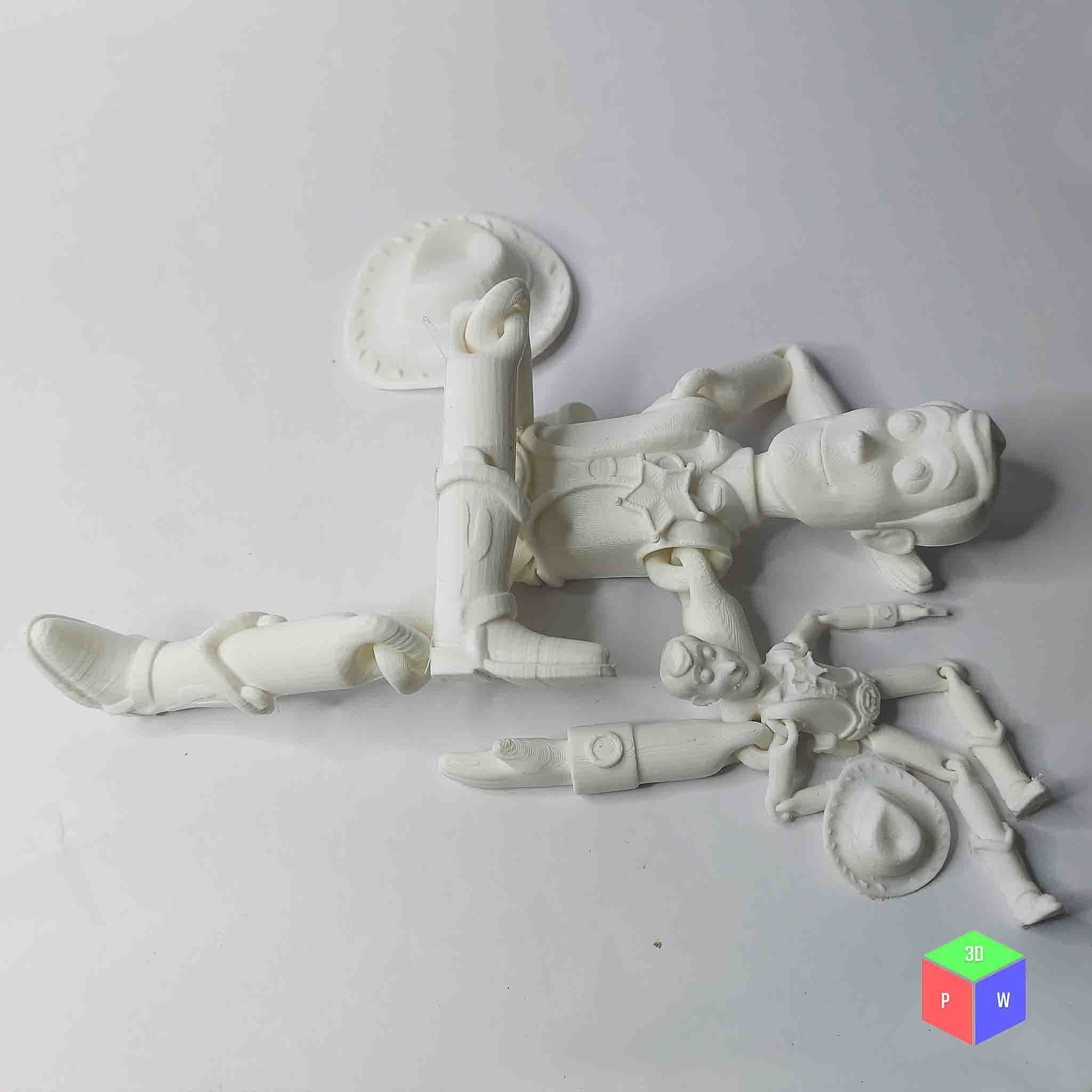 TOY STORY - ARTICULATED WOODY 3D print model_5