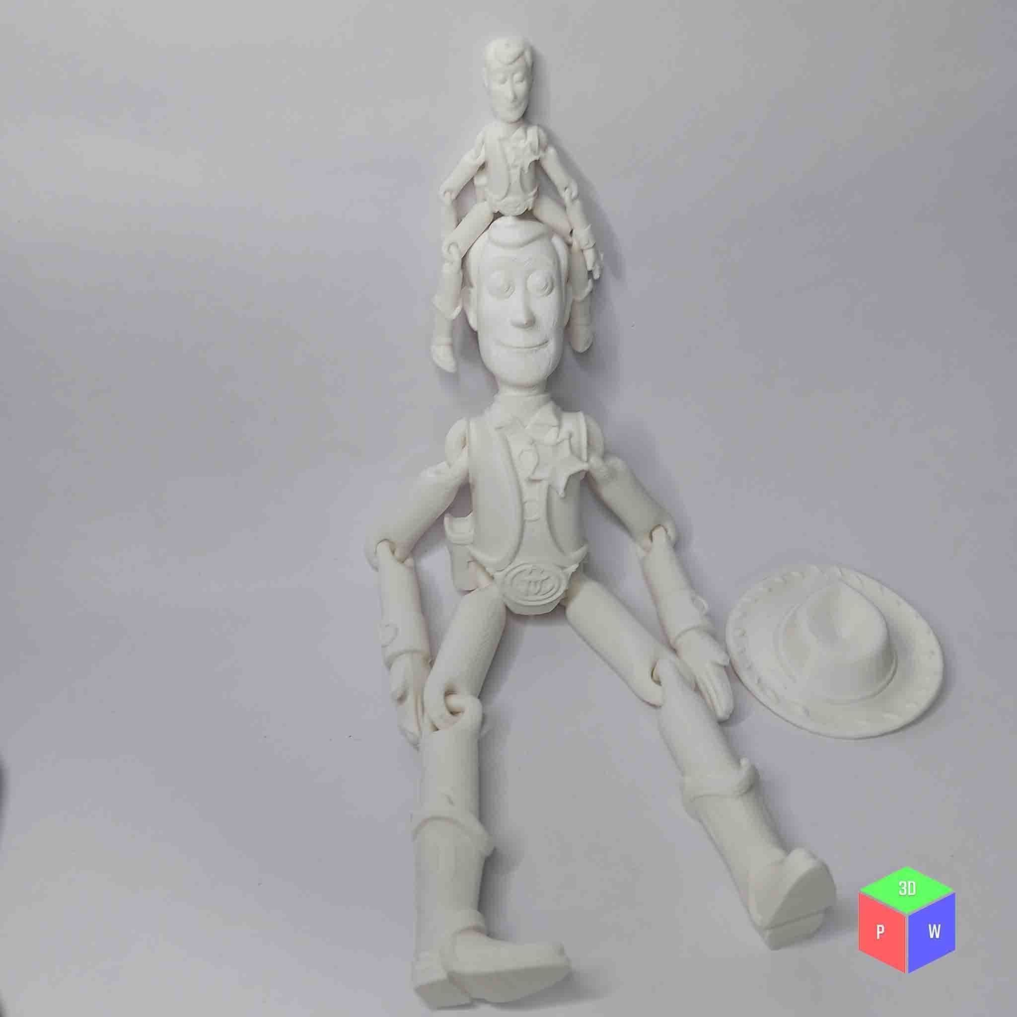 TOY STORY - ARTICULATED WOODY 3D print model_2