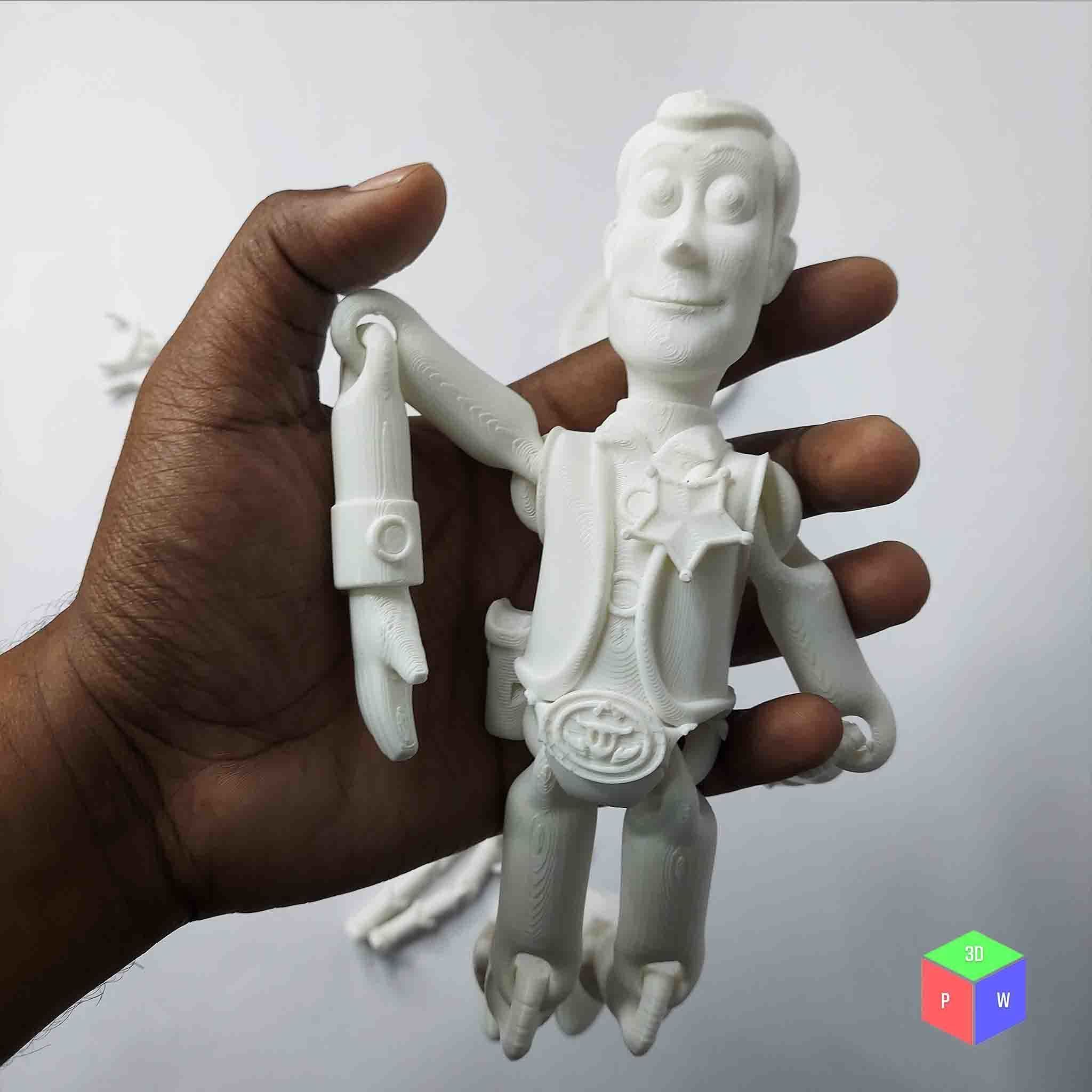 TOY STORY - ARTICULATED WOODY 3D print model_11