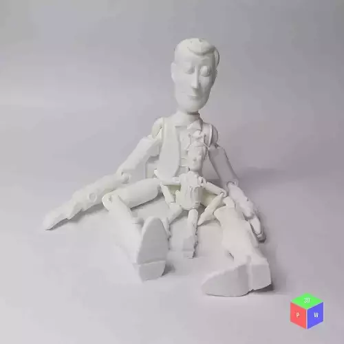 TOY STORY - ARTICULATED WOODY 3D print model