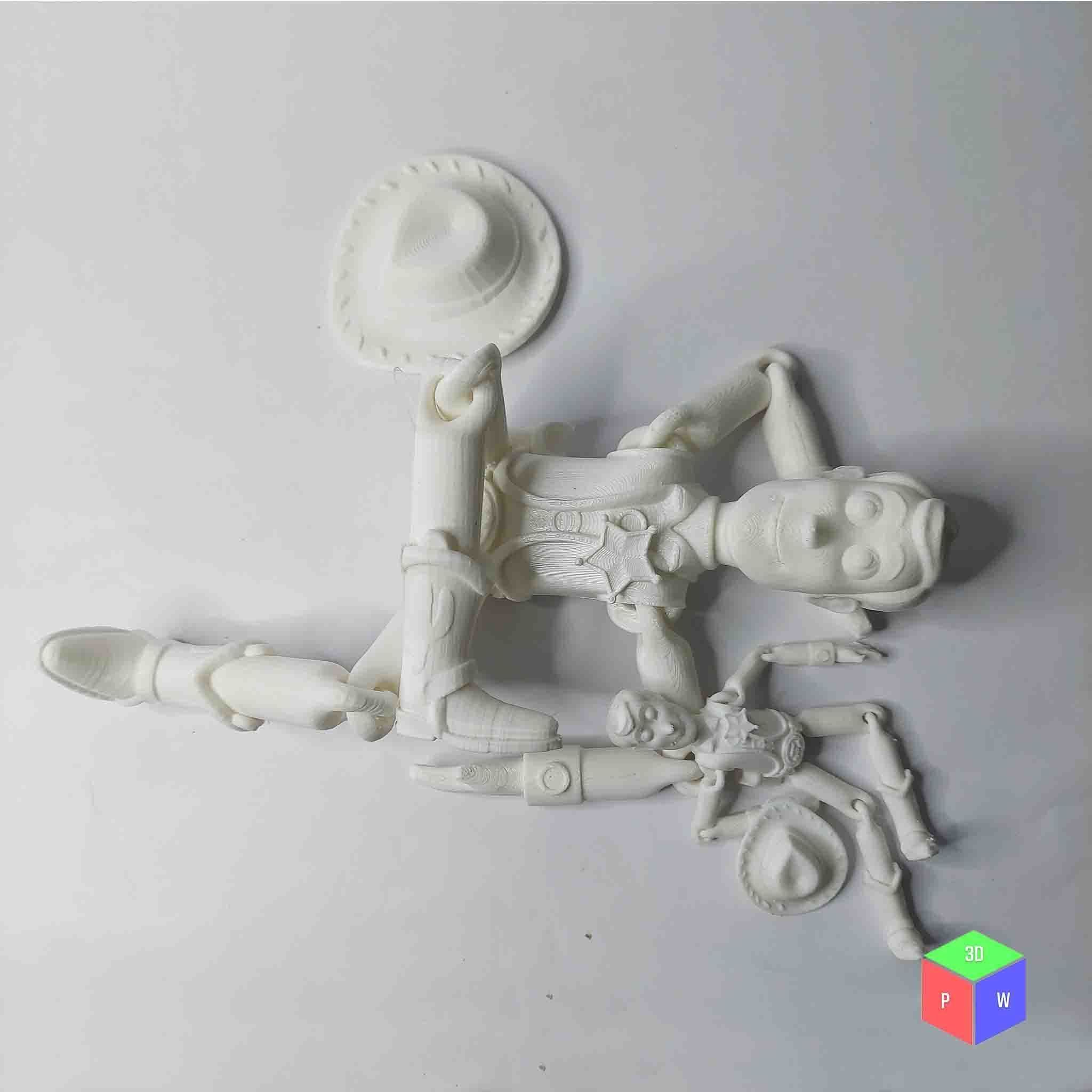 TOY STORY - ARTICULATED WOODY 3D print model_6