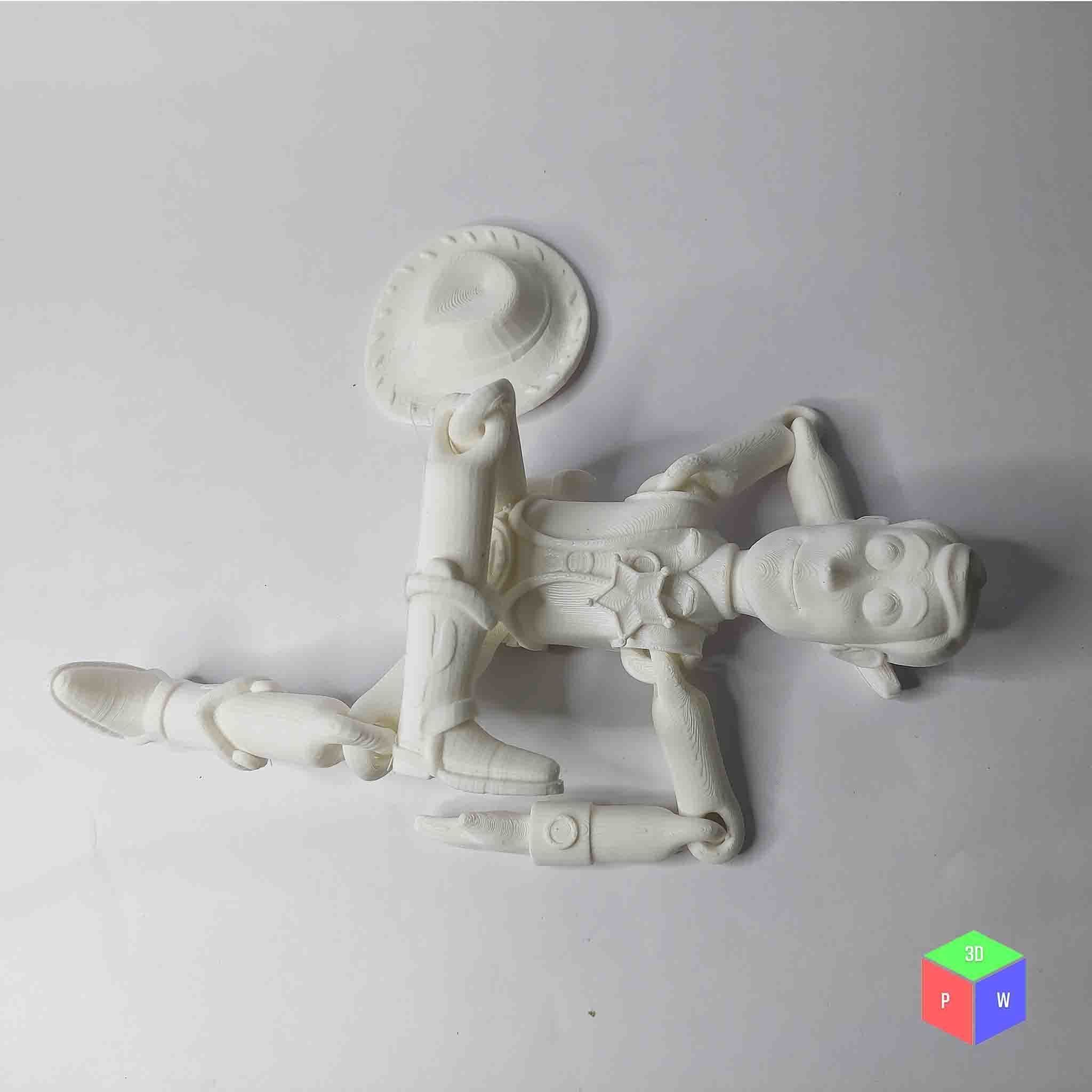 TOY STORY - ARTICULATED WOODY 3D print model_15