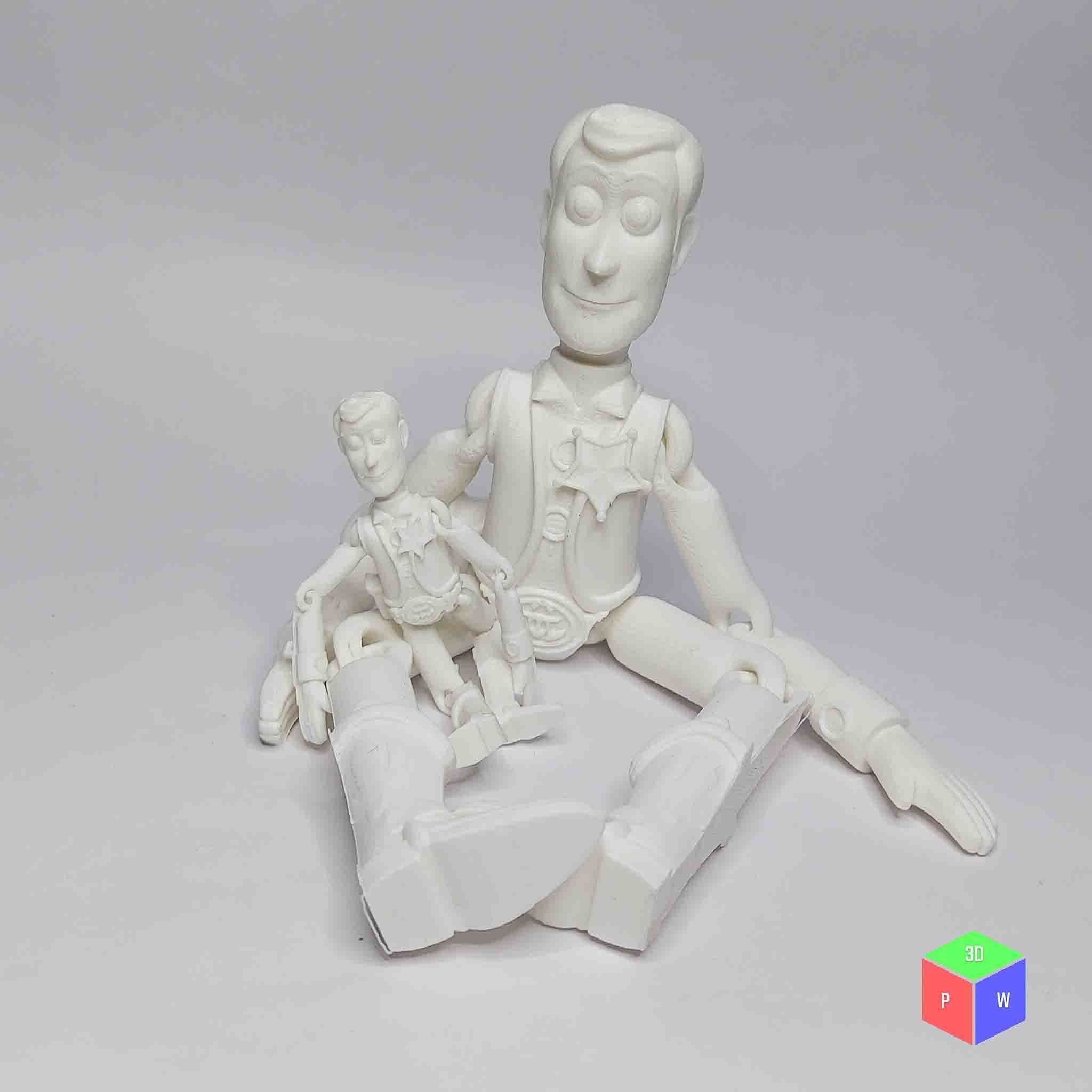 TOY STORY - ARTICULATED WOODY 3D print model_4
