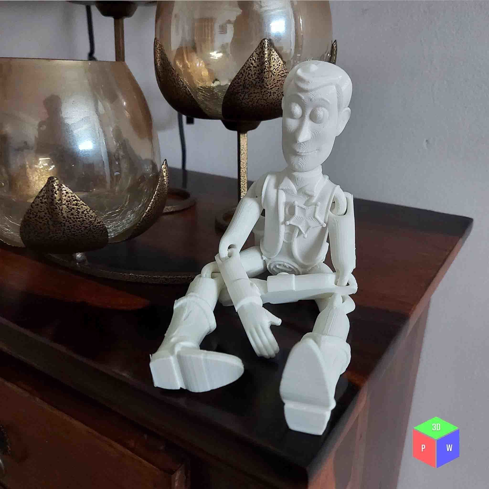 TOY STORY - ARTICULATED WOODY 3D print model_10