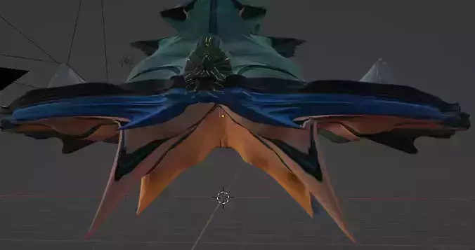 airecraft-spaceship 3d model spaceship with wings 3D print model