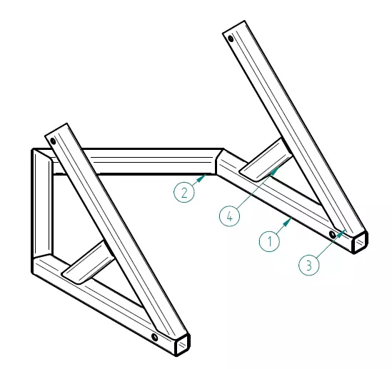 Bike stand Free 3D model