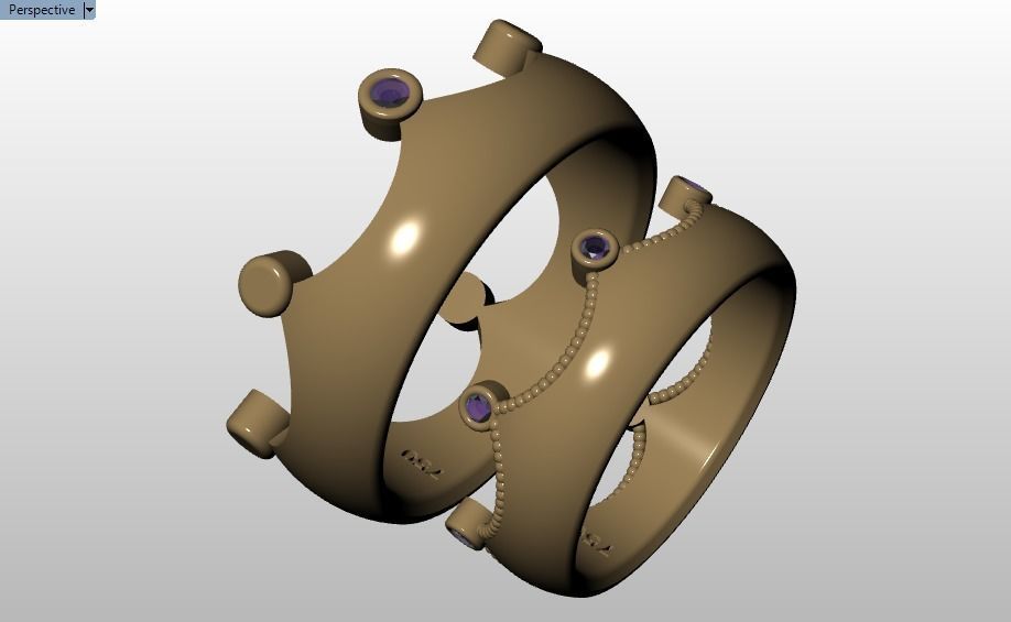 ring set 43 collection1 3D print model_17