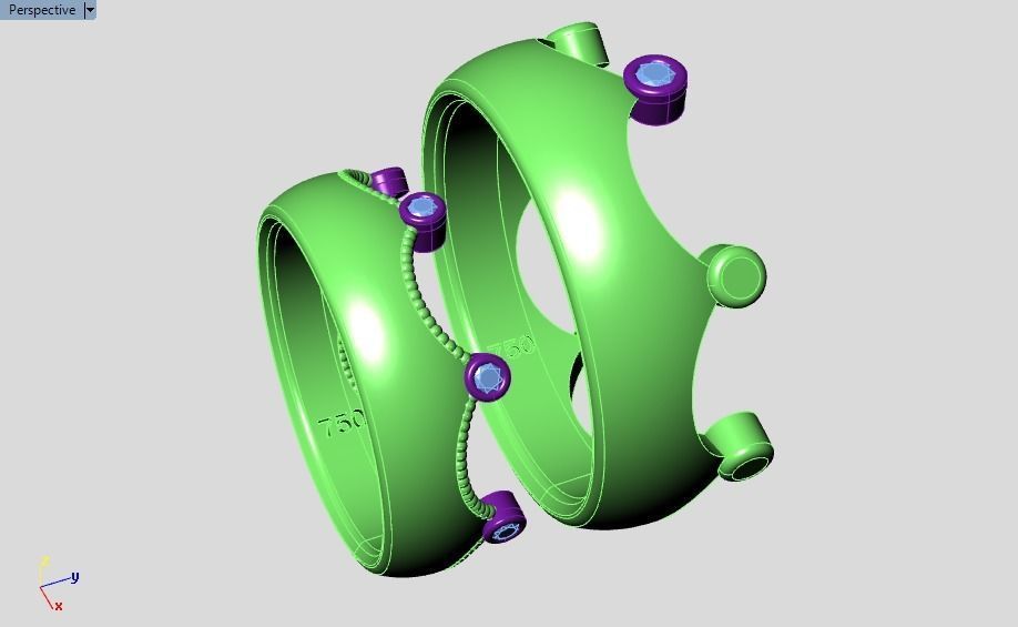 ring set 43 collection1 3D print model_7