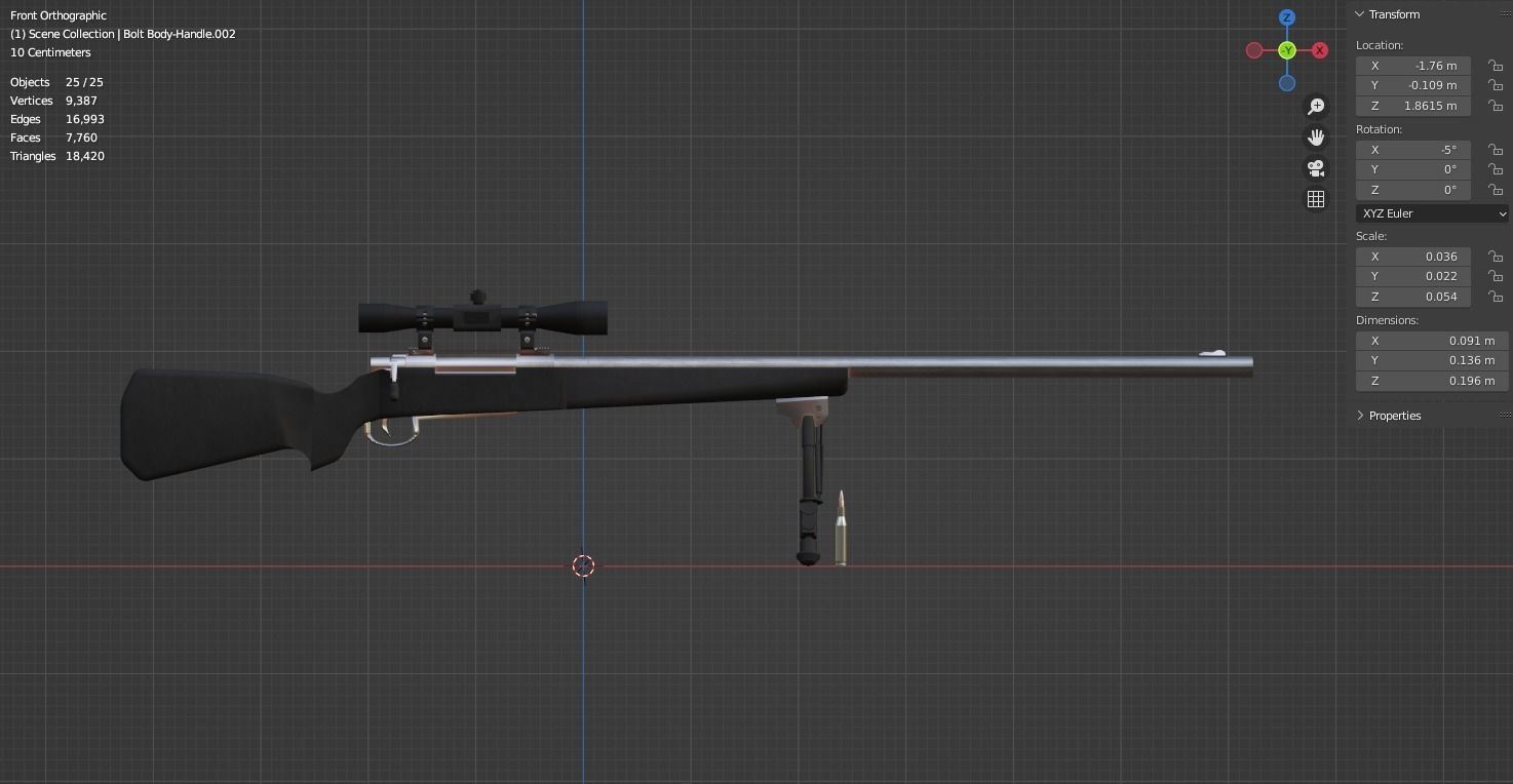 Reminton 700 - R700 Free 3D model_2