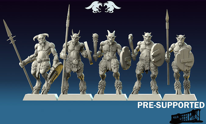 Goatling Spearmans 3D print model