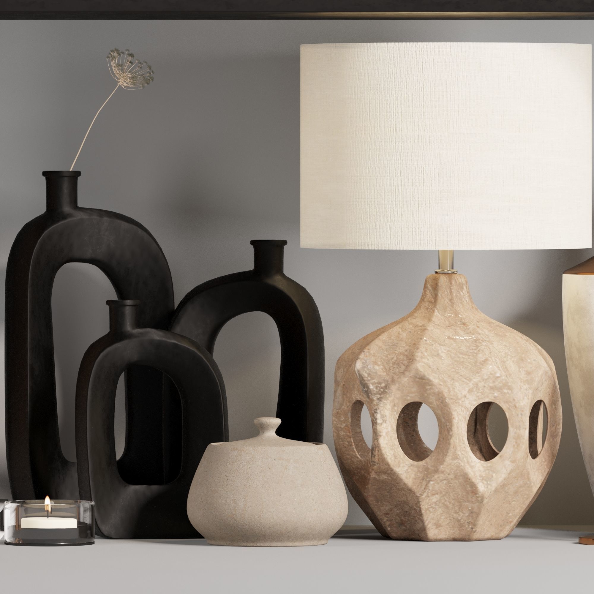 decorative set01 3D model_2