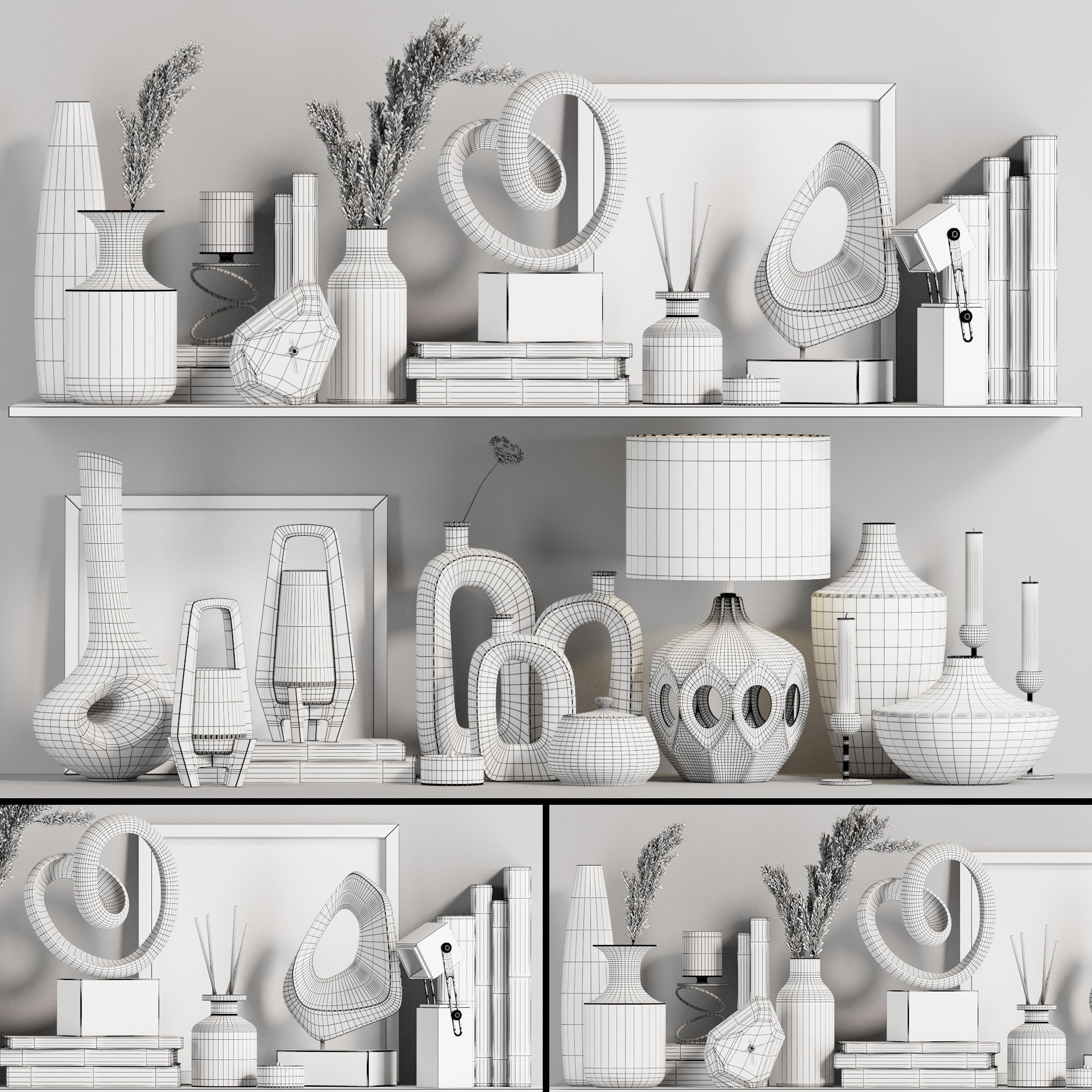 decorative set01 3D model_6