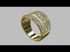 Ring Stones Diamonds 3D print model_1