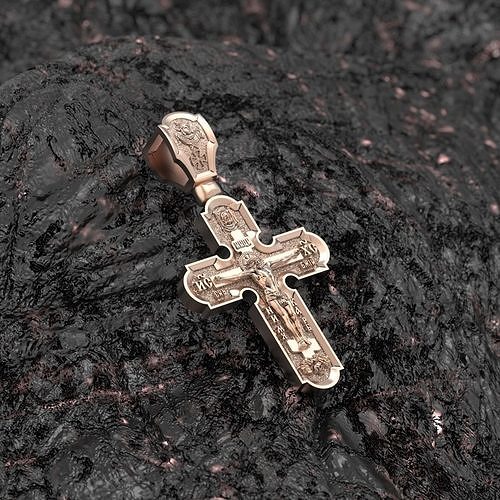 Russian Orthodox Cross 3D print model