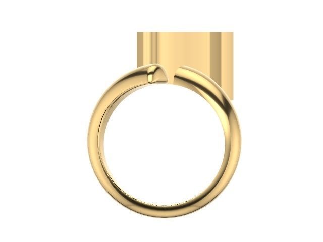  T alphabet ring stl verified 3D print model_3