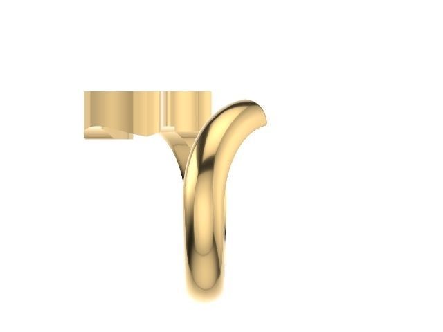 s alphabet ring stl verified 3D print model_3