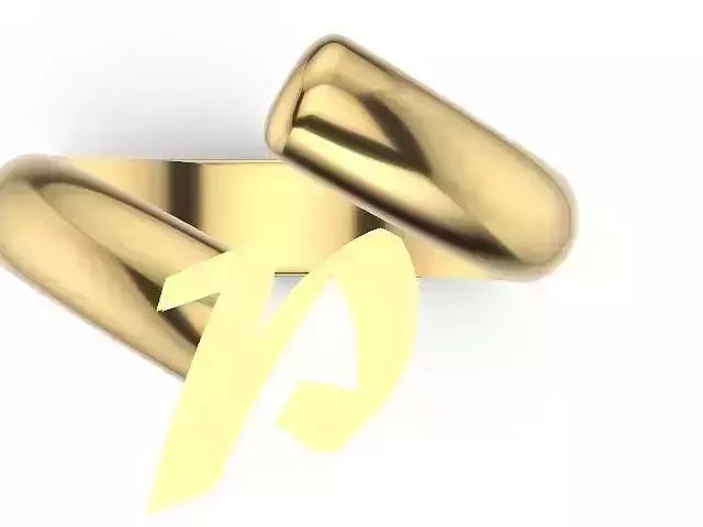 p alphabet ring stl verified