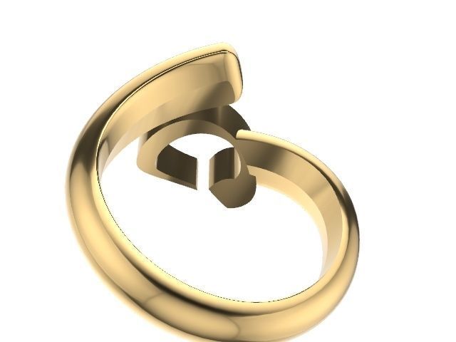 o alphabet ring stl verified 3D print model_5