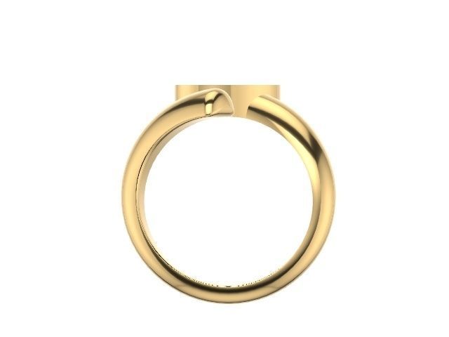 o alphabet ring stl verified 3D print model_3