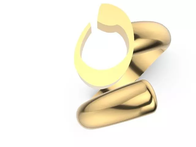 o alphabet ring stl verified 3D print model_0