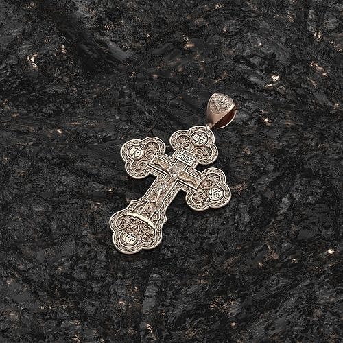 Russian Orthodox Cross 3D print model