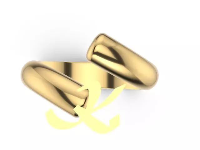 k alphabet ring stl verified 3D print model_0
