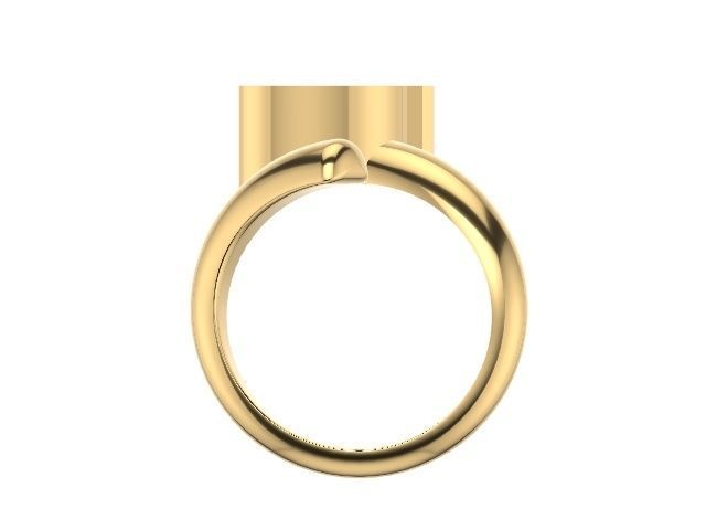 j alphabet ring stl verified 3D print model_2