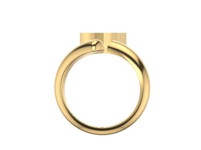 i alphabet ring stl verified 3D print model_2