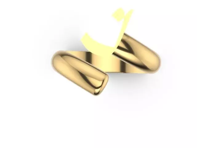 i alphabet ring stl verified 3D print model_0