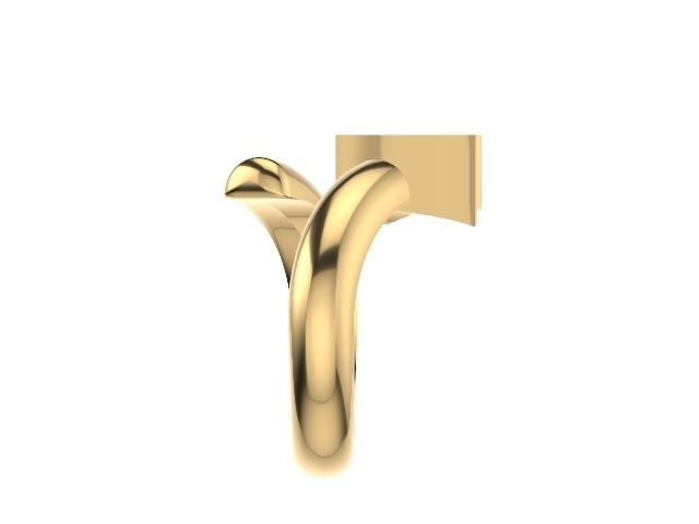 i alphabet ring stl verified 3D print model_3