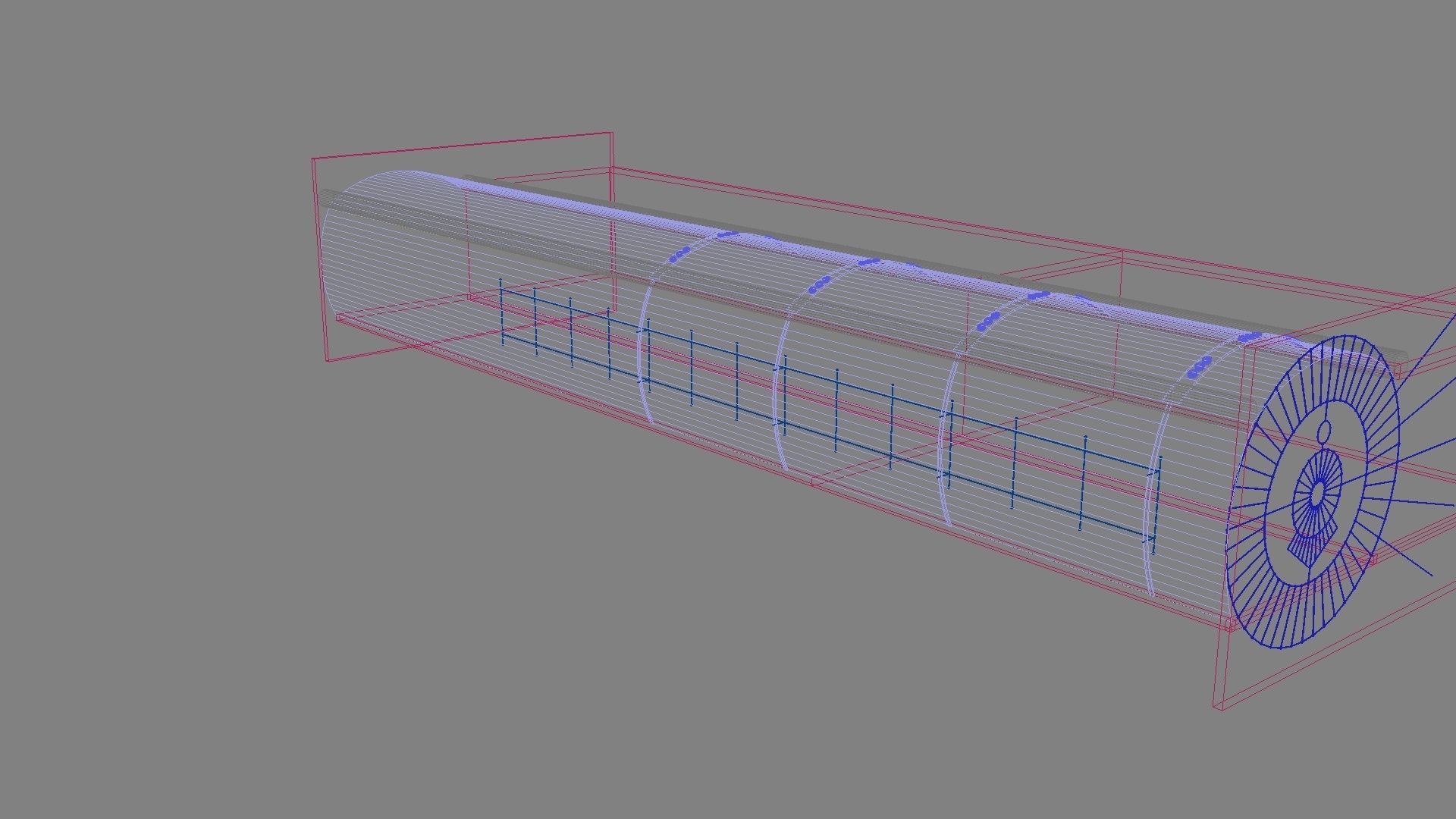 Light Hallway 3D model_10