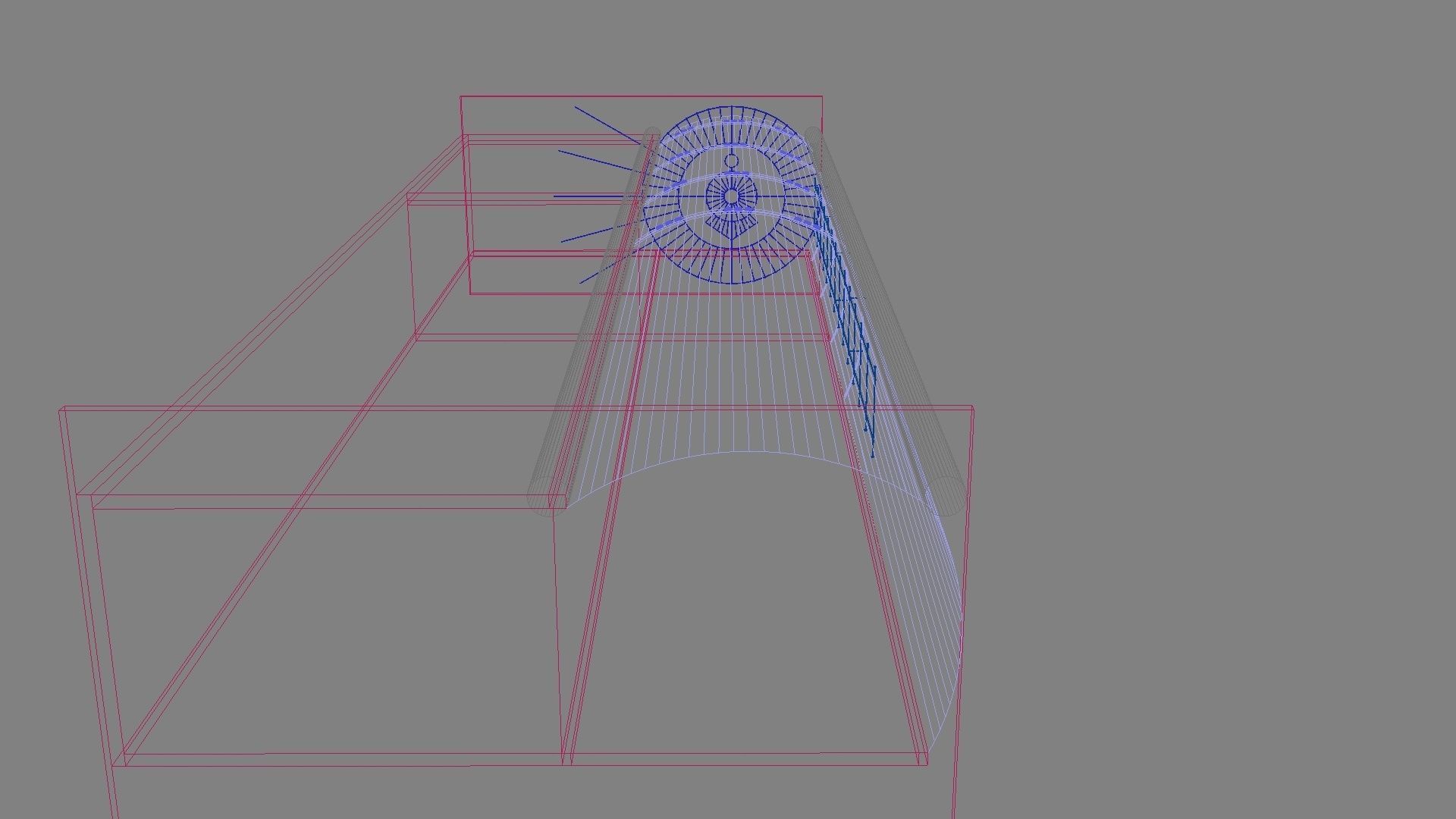 Light Hallway 3D model_29