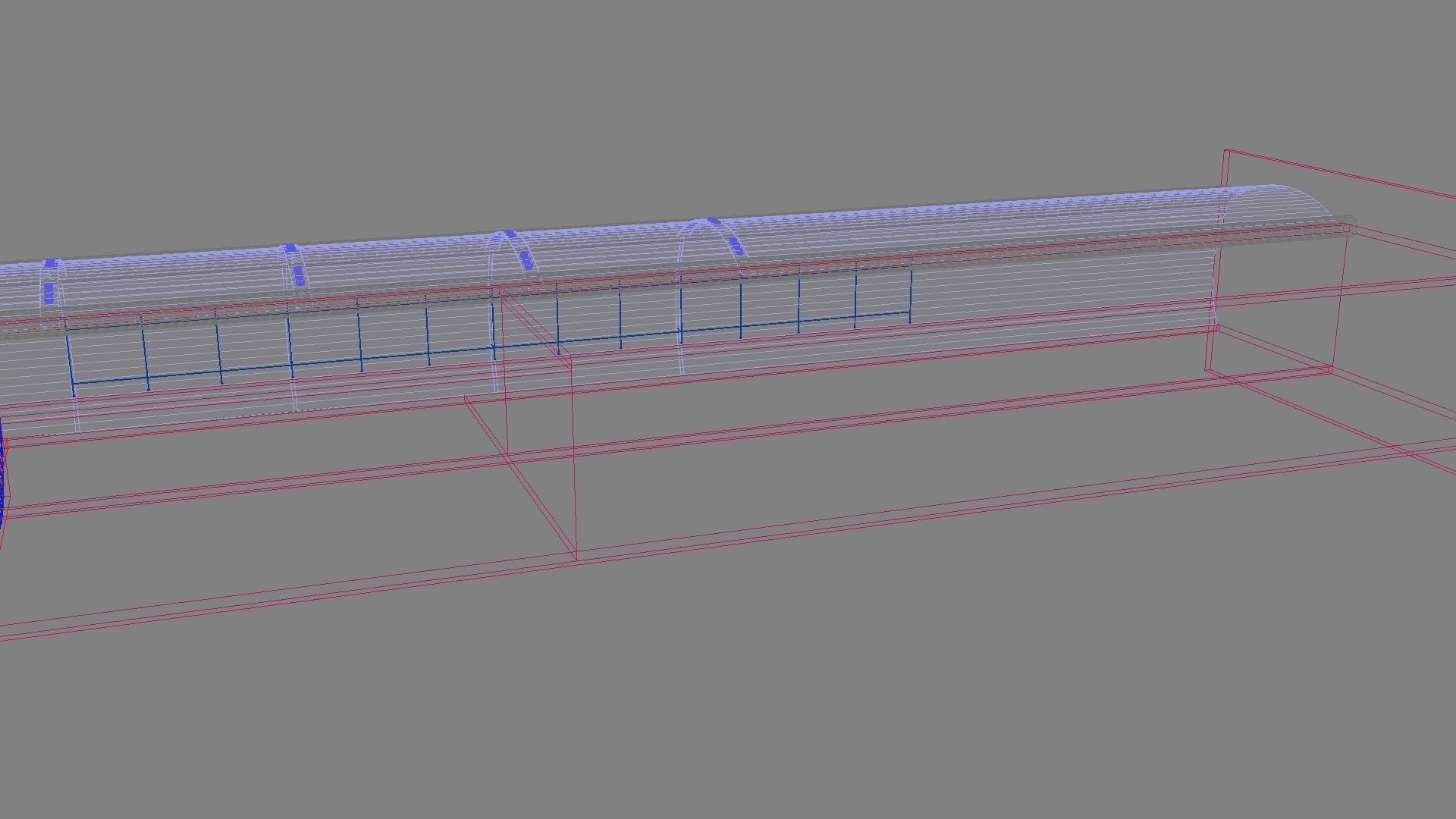Light Hallway 3D model_20