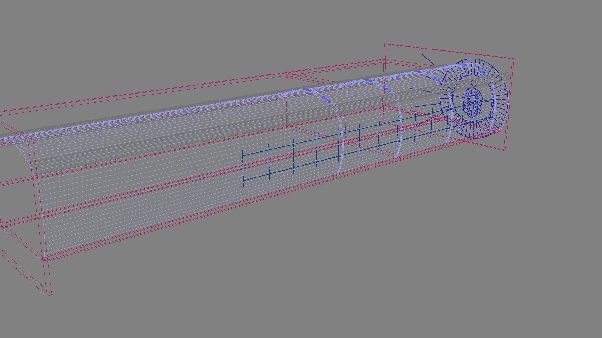 Light Hallway 3D model_33