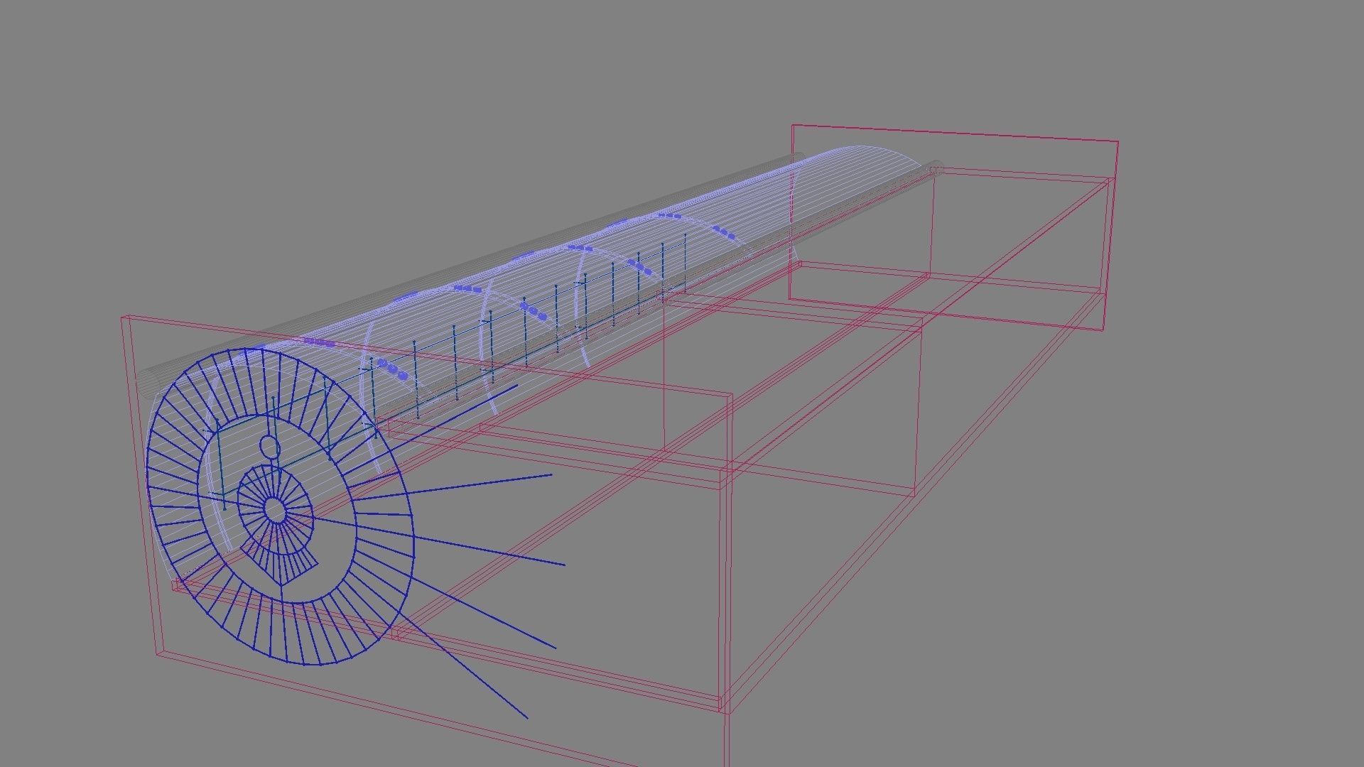 Light Hallway 3D model_16